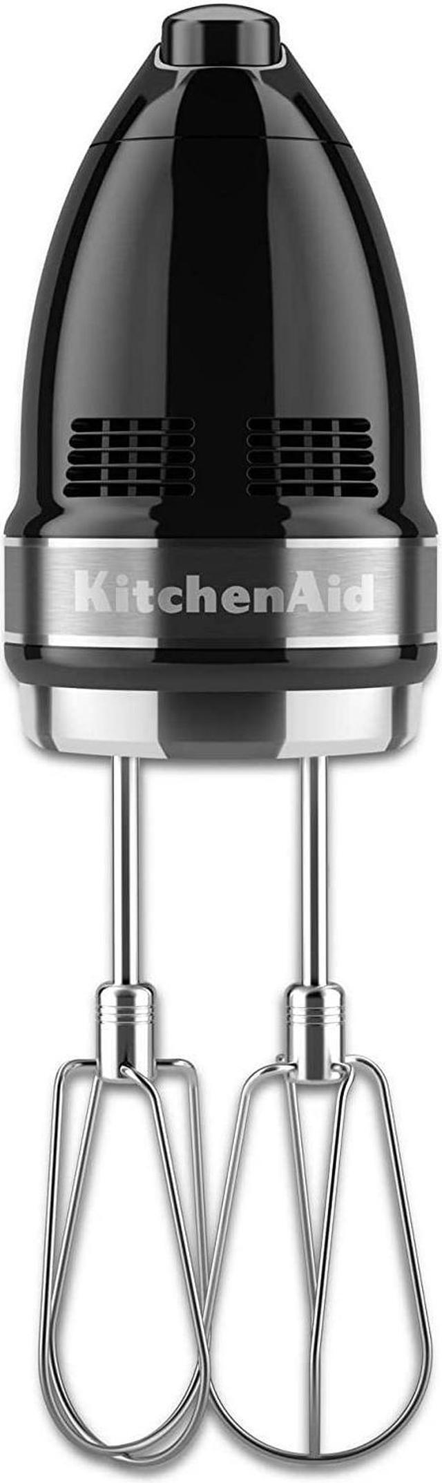 Alt view image 2 of 7 - KitchenAid KHM7210OB 7-Speed Digital Hand Mixer with Turbo Beater II Accessories and Pro Whisk - Onyx Black