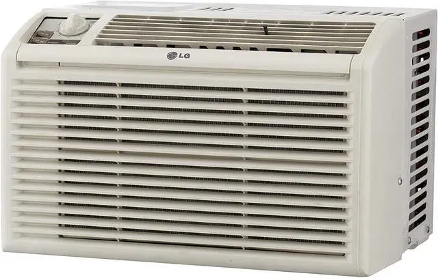 Main image of LG 5,000 BTU Window Air Conditioner with Manual Controls, 115V, White