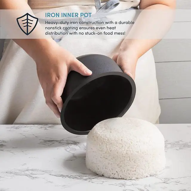 Alt view image 6 of 7 - Aroma Housewares Professional 12-Cups (Cooked) / 3Qt. 360° Induction Rice Cooker & Multicooker (ARC-7606B), Black, 12 Cup