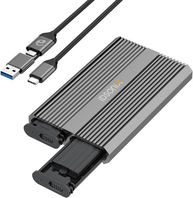 EDOX - Boîtier externe M.2 NVMe SSD USB 3.1 Type C