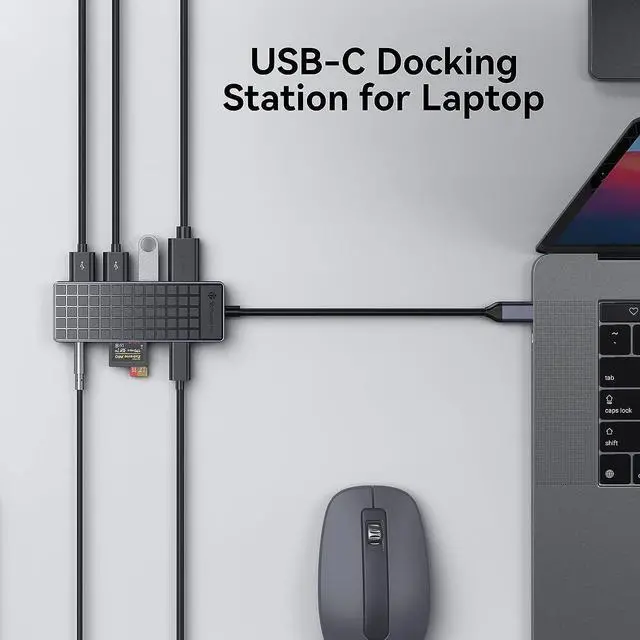 Alt view image 7 of 7 - Yottamaster USB C Hub Hdmi Adapter, 6 in 1 USB C Hub Multiport Adapter with 4K HDMI, USBA 3.0, 100W PD, 3.5mm Audio, Compatible with MacBook Pro/Air, Surface Pro and More Type C Laptop Devices