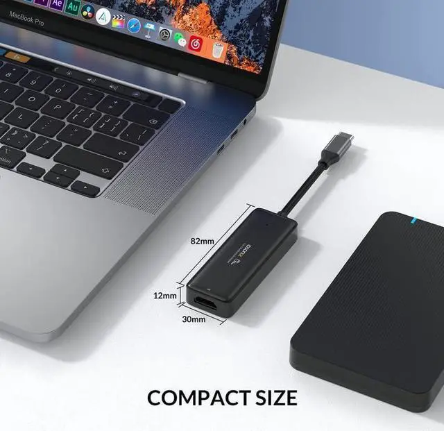 Alt view image 7 of 7 - USB C HUB, iDsonix USB-C Multiport USB Hub with 4K HDMI, USB 3.0 5Gbps Data Transfer Port for MacBook Pro/Air M1 2020, iPad Pro 2021, iPad Mini 6, Surface Pro and More(4P)