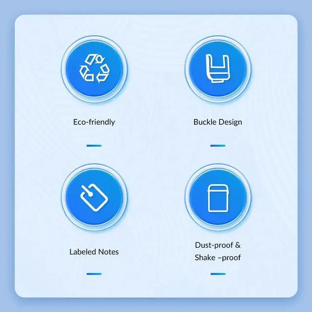 Alt view image 5 of 5 - iDsonix 3.5 Inch Hard Drive Portable Carrying Case, Translucent 1 Pack Storage Box for HDD External Hard Drive Case, Protective Box with Anti-Static ,Shockproof and Dustproof Function Gray 3.5inch -1