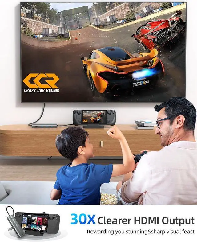 Alt view image 4 of 7 - SANZANG by iDsonix 9 in 1 USB C Hub, USB C to HDMI Adapter,Military Grade Chip Tested, USB C Hub Ethernet,100W PD Charging, 5Gbps USB 3.0 High Speed for MacBook Gray