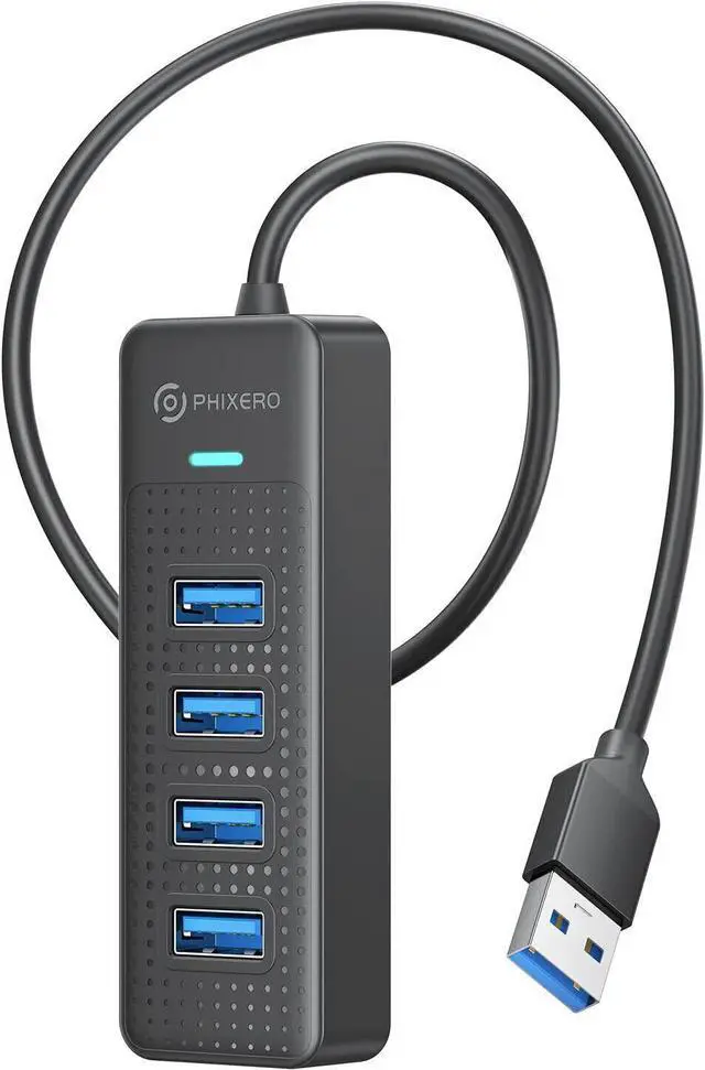 Main image of 50cm/1.6ft USB A Hub 4-Port 3.0 Hub Multi Port Expander, Fast Data Transfer Splitter for Laptop, Compatible with All Device