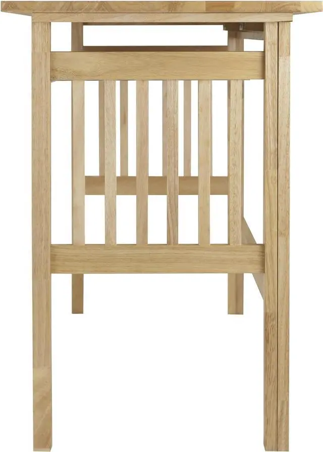 Alt view image 7 of 7 - Winsome Wood Mission Home Office, Natural, 40.0 x 20.0 x 30.0