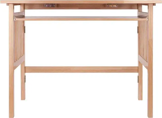 Alt view image 4 of 7 - Winsome Wood Mission Home Office, Natural, 40.0 x 20.0 x 30.0
