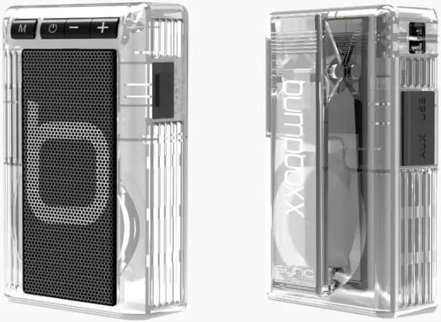 Main image of Bumpboxx Retro Pager Beeper Portable Bluetooth Speaker in Original Clear