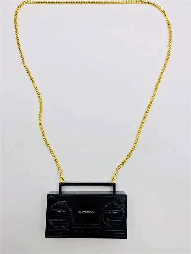 Alt view image 2 of 2 - Bumpboxx MicroBoom Wearable Bluetooth Speaker Boombox in Black