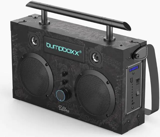 Main image of Bumpboxx Ultra Bluetooth Boombox in Black Graffiti