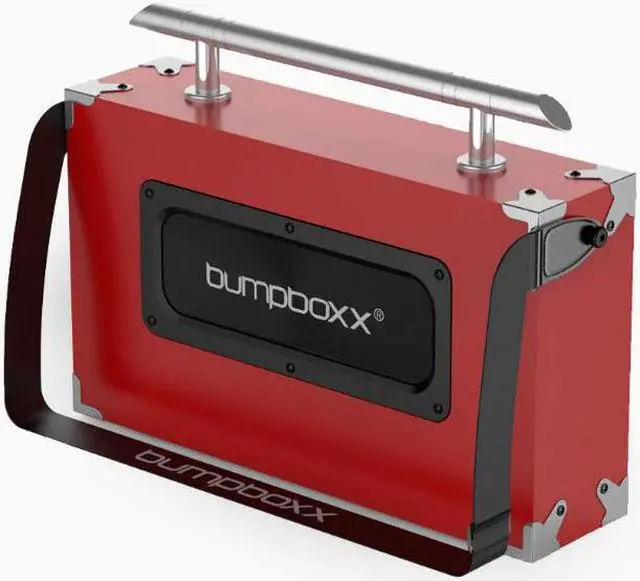 Alt view image 2 of 3 - Bumpboxx Ultra Bluetooth Boombox in Red