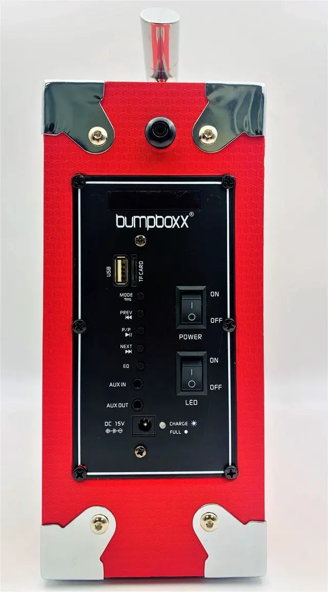 Alt view image 3 of 3 - Bumpboxx Ultra Bluetooth Boombox in Red