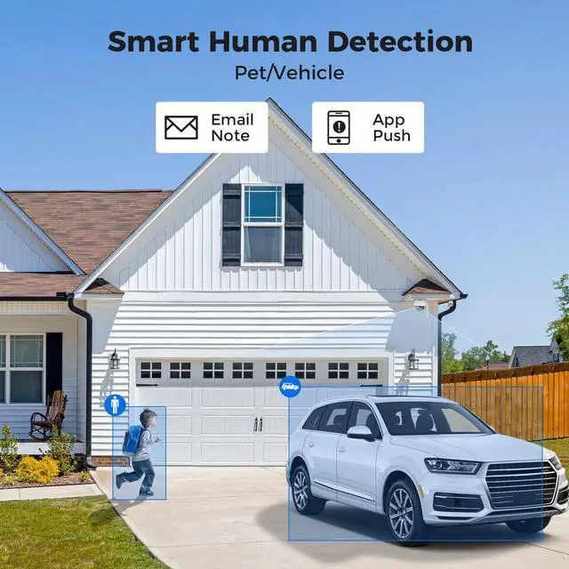 Alt view image 5 of 7 - Hiseeu 5MP 16CH NVR WiFi Security Camera System ,Dome Type ,With 15" Monitor ,Plug & Play,Support 2.4G/5G wifi .Pre-installed 3TB HDD.