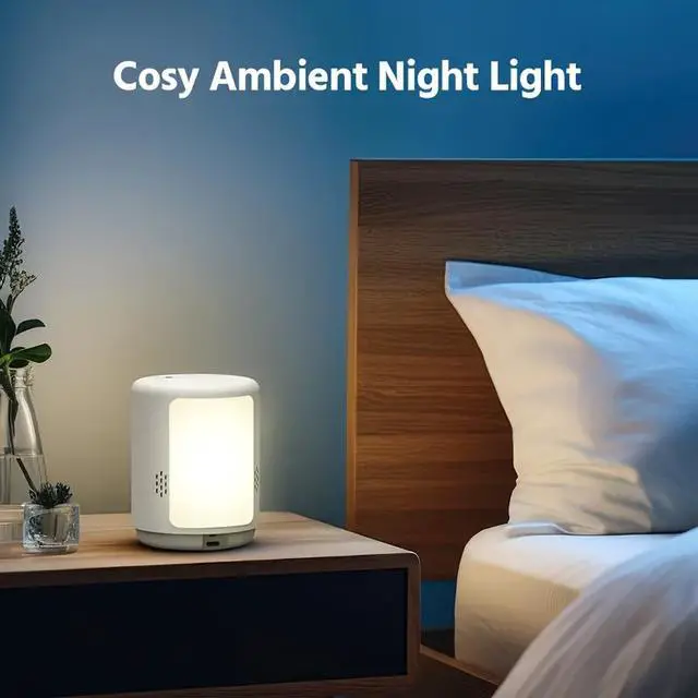 Alt view image 3 of 7 - Hiseeu 4MP Desk Lamp Security Camera, WiFi Indoor PTZ Camera with 320° Rotation, Human Tracking, One-Key Call Video Intercom, Two-Way Audio Home Baby & Pet Monitor