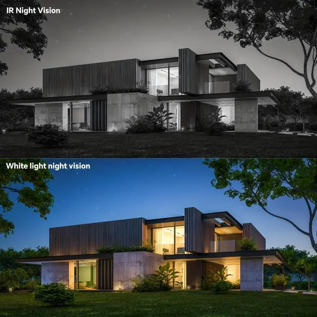 Alt view image 3 of 7 - Hiseeu 2MP Wireless Outdoor Security Camera, 110° Wide Angle, Human Detection Alarm with Siren, Two-Way Audio, Motion Alert, Night Vision, Battery Powered