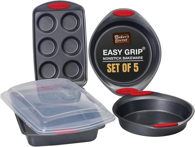 Bakeware Sets, Baking Pans Set, Nonstick Oven Pan for Kitchen with Wider  Grips