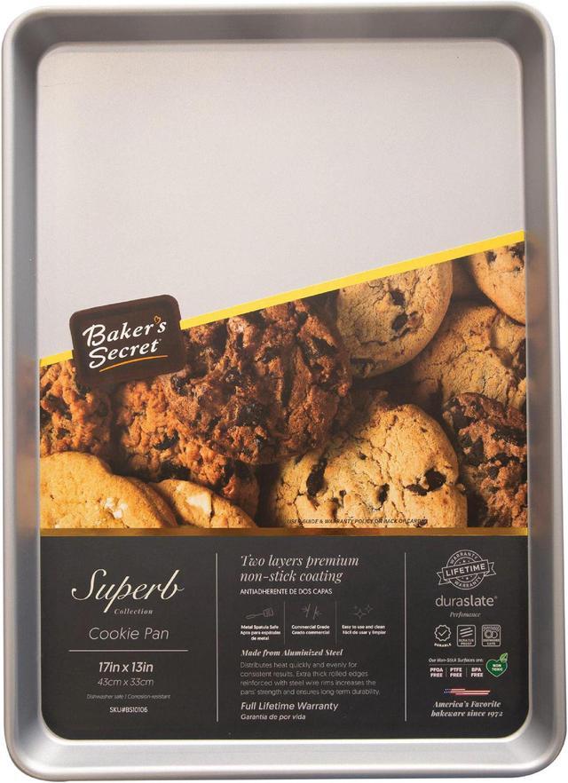Nonstick Large Cookie Sheet 18 x 13 , Aluminized Steel Large Size Cookie  Tray Jelly Roll, 18x13 - Fry's Food Stores