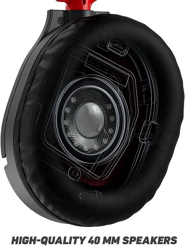 Alt view image 4 of 7 - Recon 70 Gaming Headset for Nintendo Switch Xbox Series X Xbox Series S Xbox One PS5 PS4 PlayStation Mobile & PC with 3.5mm - Flip-to-Mute Mic 40mm Speakers - Black