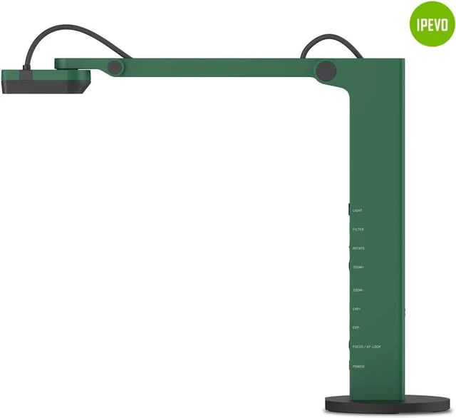 Alt view image 7 of 7 - VZ-R HDMI/USB Dual Mode 8MP Visual Communication Tool for Real-time Projection, Distance Learning, Web conferencing, Video Recording, Live Demos Works with and Without a Computer,Green