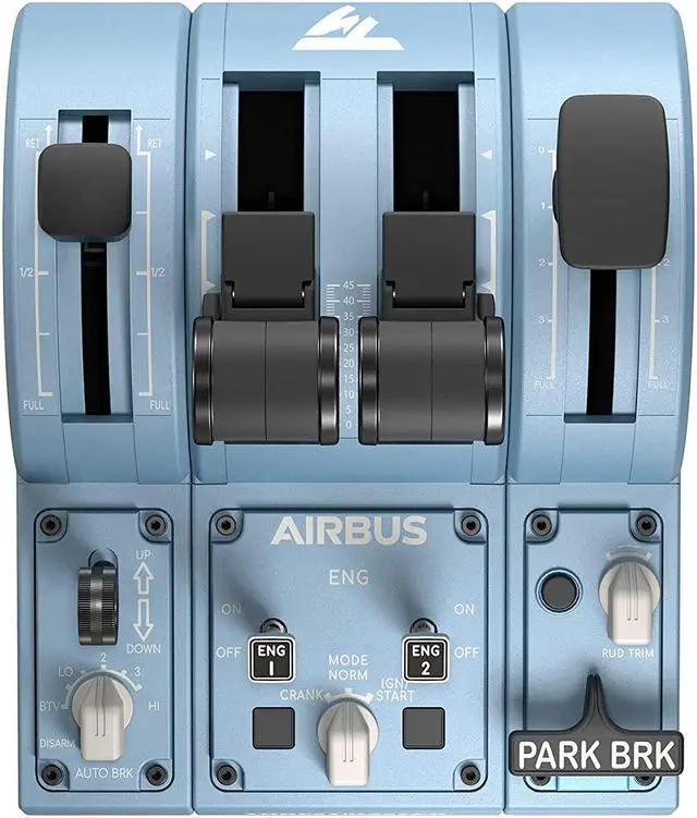 Alt view image 5 of 5 - Thrustmaster TCA Quadrant Add On Airbus Edition (Compatible with PC)
