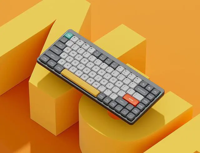 Alt view image 2 of 6 - nuphy Air75 Mechanical Keyboard, 75% Low Profile Wireless Keyboard, Supports Bluetooth 5.0, 2.4G and Wired Connection, Compatible with Windows and Mac OS Systems-Gateron Brown Switch