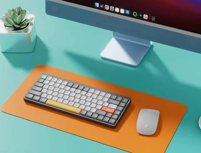 Alt view image 4 of 6 - nuphy Air75 Mechanical Keyboard, 75% Low Profile Wireless Keyboard, Supports Bluetooth 5.0, 2.4G and Wired Connection, Compatible with Windows and Mac OS Systems-Gateron Brown Switch