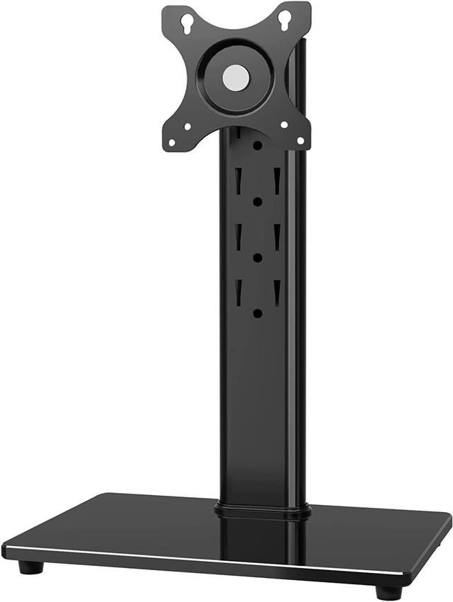 Single Monitor Stand VESA Mount for 13-32 Inch Screens, Free-Standing  Monitor Riser with Swivel Tilt Rotation Height Adjustable, VESA Monitor  Mount Hold up to 22 lbs, VESA 75x75 100x100 mm 