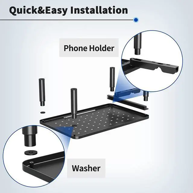Alt view image 6 of 7 - Zimilar 2 Pack Monitor Stand , 3 Height Adjustable Stand with Unique Star Mesh for Computer, Laptop, Printer, Notebook, iMac, Premium Metal Monitor Risers for 2 Monitors