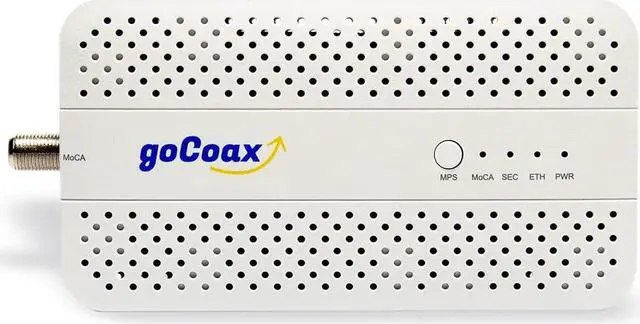 Alt view image 4 of 5 - goCoax MoCA 2.5 Adapter with 2.5GbE Ethernet Port. MoCA 2.5. 1x 2.5GbE Port. Provide 2.5Gbps Bandwidth with existing coaxial Cables. White(2-Pack, MA2500D)