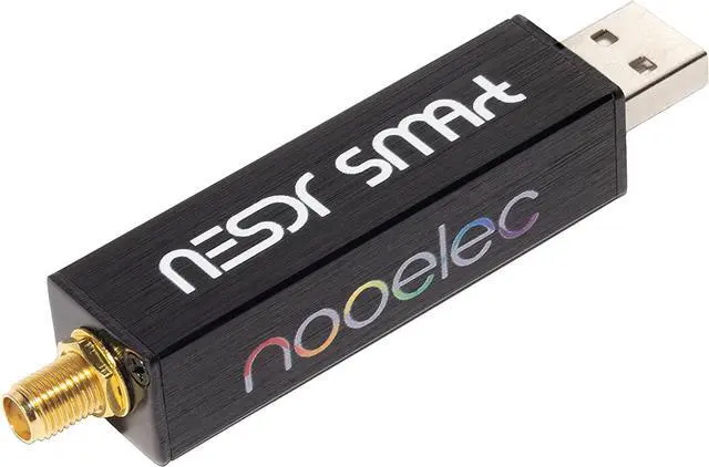 Alt view image 3 of 6 - Nooelec NESDR Smart v5 HF Bundle: 100kHz-1.7GHz Software Defined Radio Set for HF/UHF/VHF Including a NESDR Smart v5 R860/RTL2832U RTL-SDR, Assembled Ham It Up Upconverter, 9:1 Balun, and Adapters