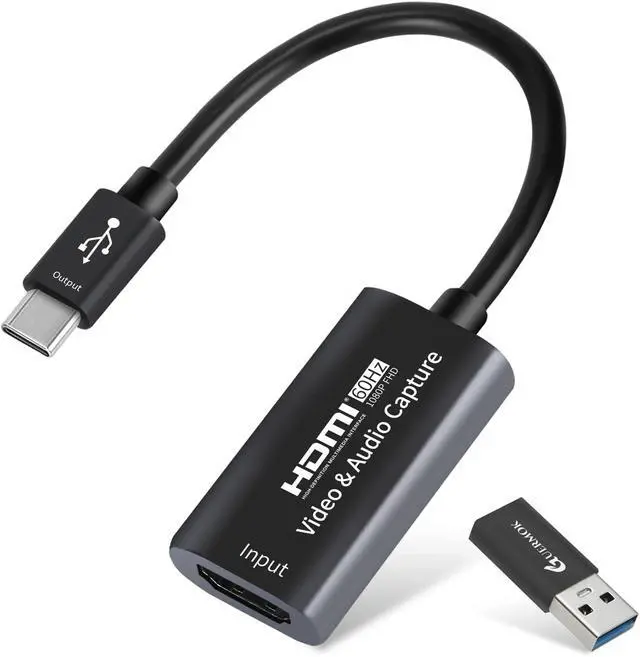 Main image of Guermok Video Capture Card, USB 3.0 HDMI to USBC Capture Card, 4K 1080P60FPS Capture Devices for Gaming Live Streaming Video Recorder, for Windows MacOS System PS4/5 Switch Xbox Steam OBS