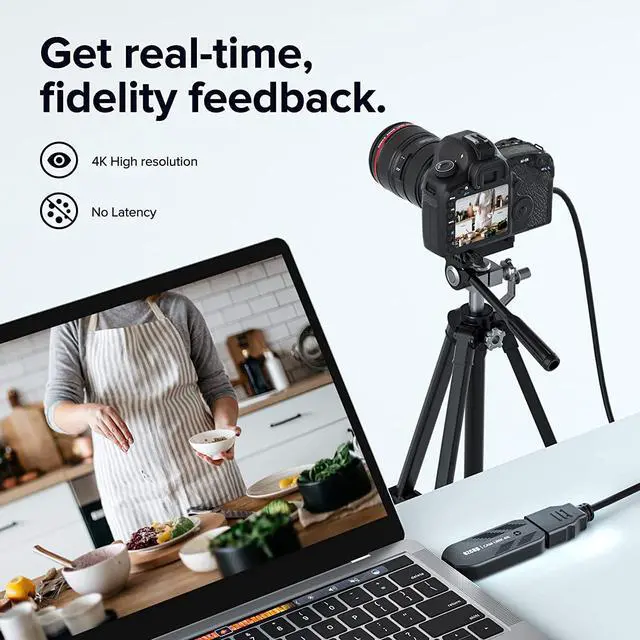 Alt view image 2 of 7 - Cam Link 4K, External Camera Capture Card, 4K30/1080p120 for Streaming and Record via DSLR, Camcorder, Actioncam, Low-Latency for Video Conferencing, Live Streaming, Gaming, on OBS, Zoom, Windows, Mac