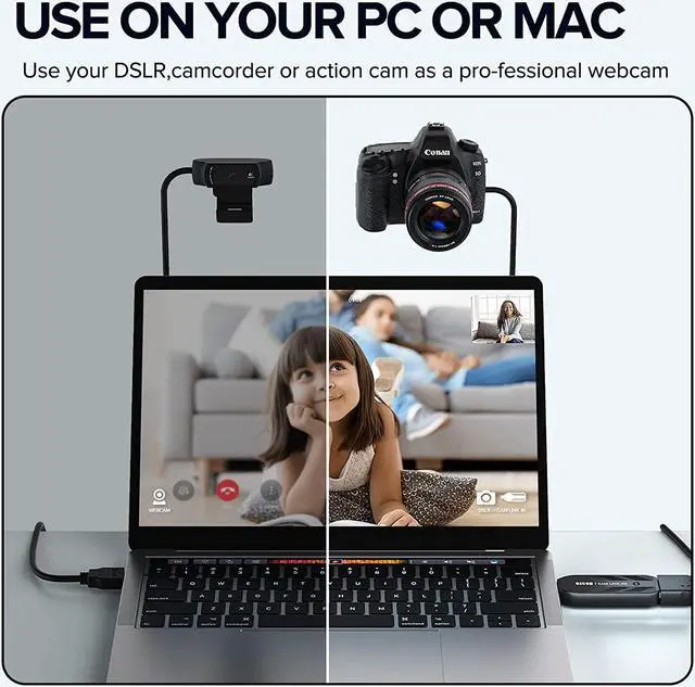 Alt view image 3 of 7 - Cam Link 4K, External Camera Capture Card, 4K30/1080p120 for Streaming and Record via DSLR, Camcorder, Actioncam, Low-Latency for Video Conferencing, Live Streaming, Gaming, on OBS, Zoom, Windows, Mac