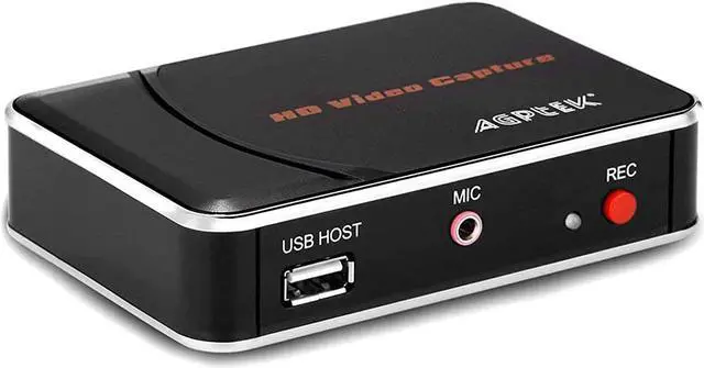 Main image of 1080P HDMI Video Capture Card HD Game Recorder Compatible with Xbox One/360/ PS4/ Wii U/Nintendo Switch and Support Mic in for Commentary - No PC Required