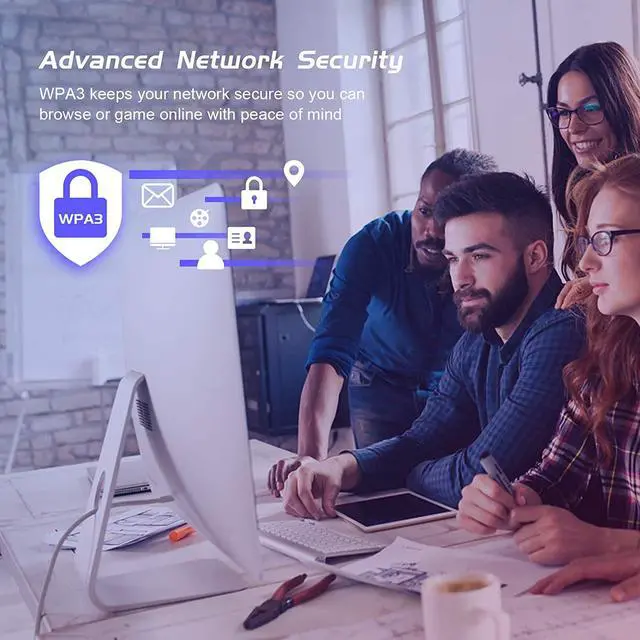 Alt view image 7 of 7 - EDUP PCIE WiFi 6E Card AX210 AX5400M Bluetooth 5.2 Heat Sink Tri-Band PCI-E Wireless Wi-Fi Network Card Adapter for Gaming, Work for Desktop PC with Windows 10/11 64-bit