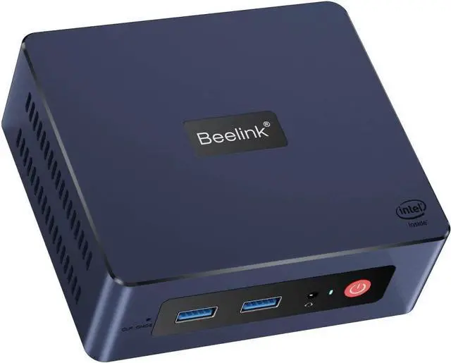 Main image of Beelink Newest 4 Cores 11th Gen Intel N5095 Mini-S Mini PC W-11 Pro, 8GB RAM 256GB SSD Gigabit Ethernet, 2.4G/ 5.0G WiFi, BT4.0, Dual HDMI Business Mini Desktop Computer, HTPC