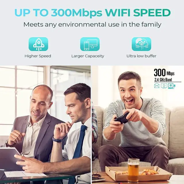 Alt view image 6 of 7 - 2023 WiFi Extender Signal Booster for Home,WiFi Booster Signal Long Range Coverage to 10000+ sq.ft and 50+Devices,5 ModesWireless Internet Repeater and Signal Amplifier