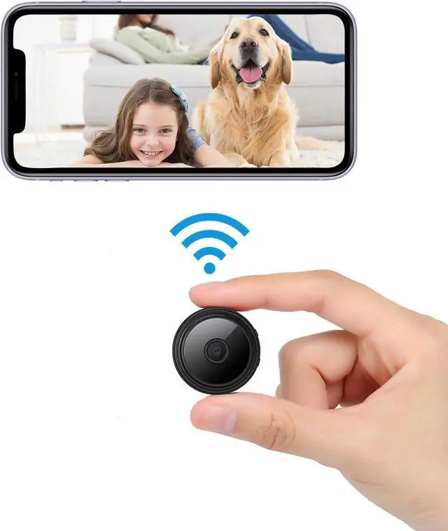 Main image of Secrect Camera Mini Spy Camera WiFi Hidden Camera Video Recorder Small Camera for Spying Room Camera Night Vision Home Security Camera Nanny Cam Pet Camera Baby Camera