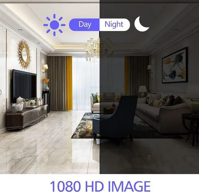 Alt view image 3 of 7 - Mini Spy Camera WiFi Wireless Hidden Cameras for Home Security Surveillance with Video 1080P Small Portable Nanny Cam with Phone App, Motion Detection, Night Vision for Indoor Outdoor Small Camera