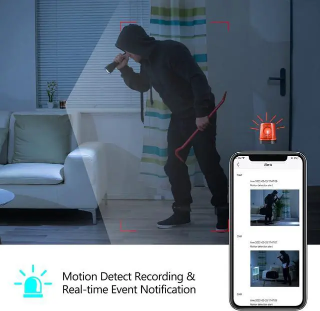 Alt view image 4 of 6 - Hidden Camera Speaker, 180° Rotating Lens WiFi Spy Camera Hide in Wireless Bluetooth Speakers, 1080P Nanny Cam with Phone App Remote Viewing, Live Streaming, Motion Detection, Video Recording