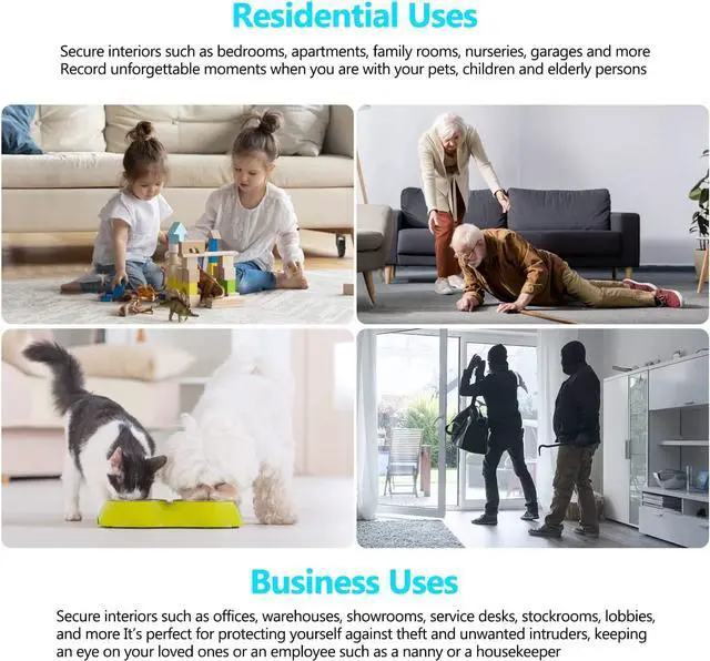 Alt view image 6 of 6 - Hidden Camera Speaker, 180° Rotating Lens WiFi Spy Camera Hide in Wireless Bluetooth Speakers, 1080P Nanny Cam with Phone App Remote Viewing, Live Streaming, Motion Detection, Video Recording