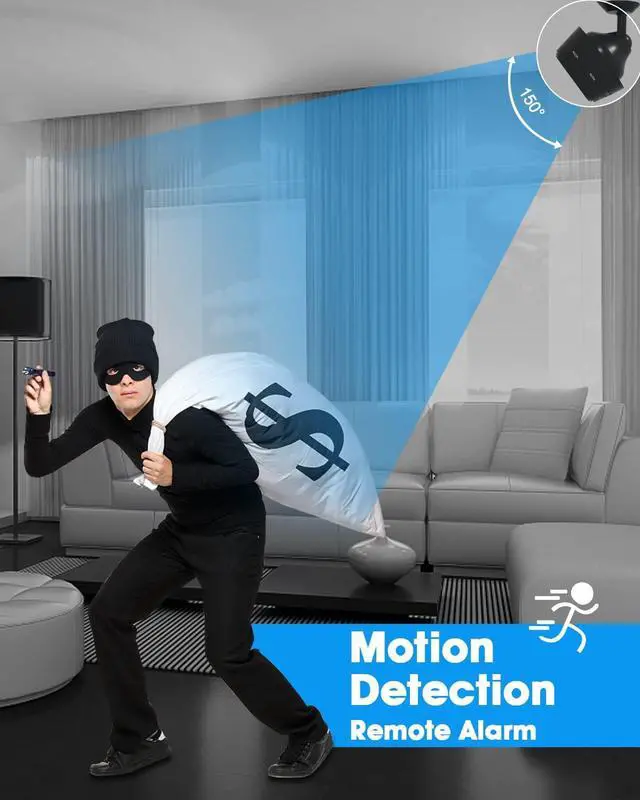 Alt view image 4 of 7 - Mini Spy Camera Wireless Hidden WiFi Spy Camera Hidden Cameras HD 1080P Small Camera with Motion Detection Spy Cameras for Home Security and Outdoor Nanny Cam