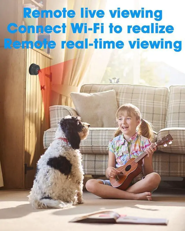 Alt view image 6 of 7 - Mini Spy Camera Wireless Hidden WiFi Spy Camera Hidden Cameras HD 1080P Small Camera with Motion Detection Spy Cameras for Home Security and Outdoor Nanny Cam