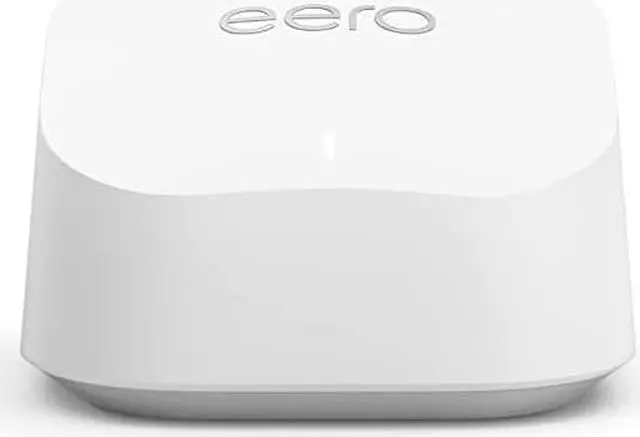 Alt view image 2 of 7 - eero 6+ mesh Wi-Fi router | 1.0 Gbps Ethernet | Coverage up to 1,500 sq. ft. | Connect 75+ devices | 1-Pack | 2022 release