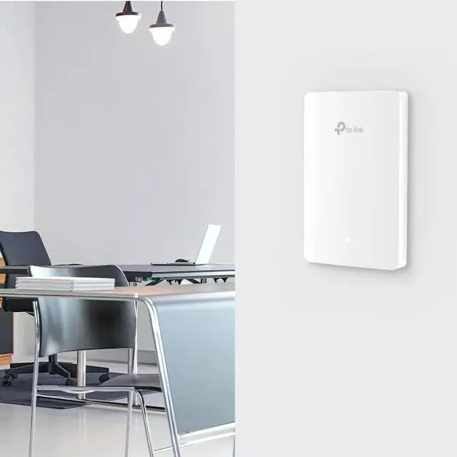 Alt view image 5 of 5 - TP-Link EAP615-Wall | Omada Business WiFi 6 AX1800 in-Wall Wireless Gigabit Access Point | Support OFDMA, MU-MIMO & Beamforming | PoE Powered | Support Omada SDN | Cloud Access & Omada app