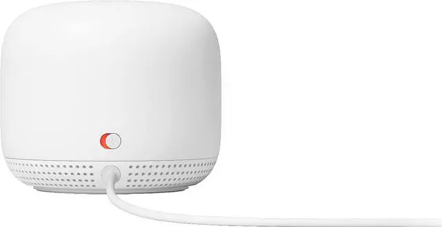 Alt view image 2 of 5 - Google Nest WiFi AC1200 Add-on Point Range Extender - Snow (1600 sq ft Coverage)
