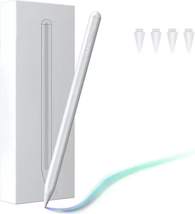 Main image of Stylus Pen for Apple iPad Pro/Air(2018-2022), 5 Minuts Get This Stylus Pencil for iPad Full Charged, A Substitute for Your Apple Pencil, with Tilt Bold Function, Palm Rejection & Magnetic Attach