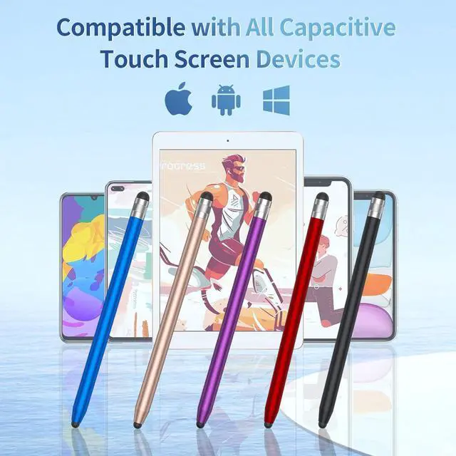 Alt view image 7 of 7 - Stylus Pens for Touch Screens (5 Pcs) Sensitivity & Precision Stylus Capacitive Stylus Pen for iPad/iPhone/ Galaxy/Tablets All Universal Touch Screen Devices