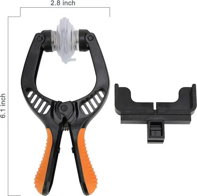 Alt view image 2 of 6 - Screen Opening Tool 2 PCS Opening Pliers Cellphone Suction Cup Screen Repair Kit for Mobile Phone Tablet Laptop