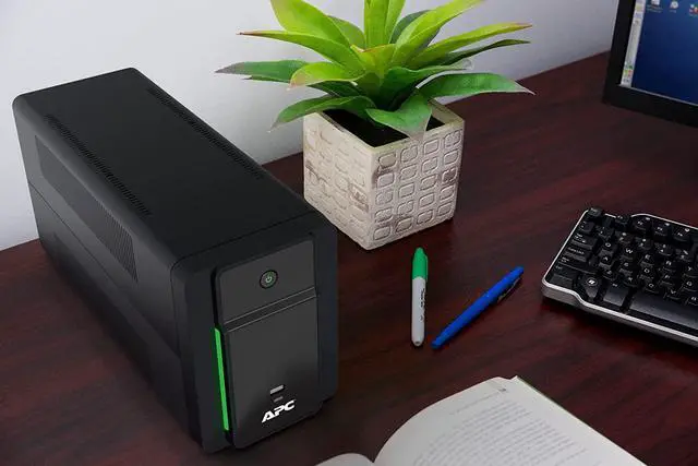 Alt view image 5 of 7 - APC UPS 1200VA Line Interactive UPS Battery Backup, BVK1200M2 Backup Battery with AVR, 2 USB Charging Ports (Type C/Type A), Back-UPS Uninterruptible Power Supply